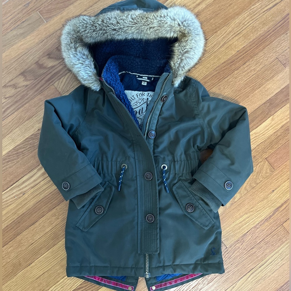 Joules Parka Coat Warm 5t